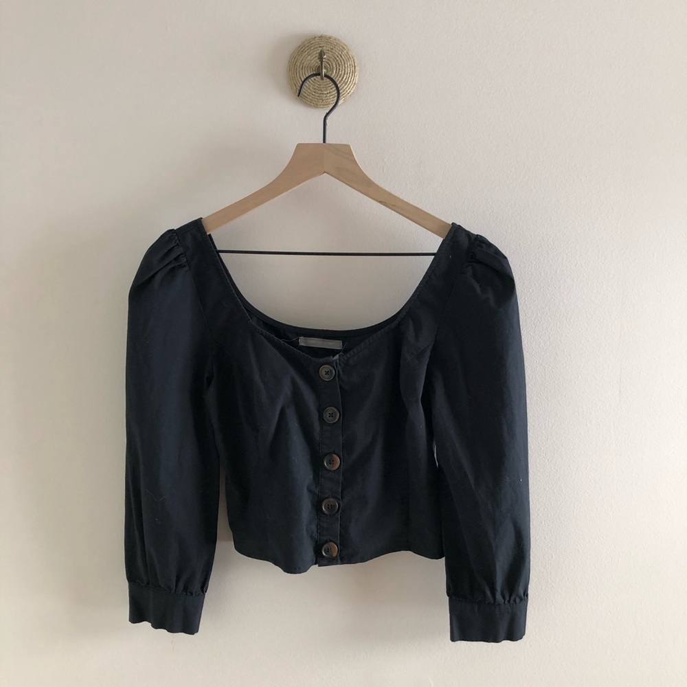 Urban Outfitters Black Crop Top